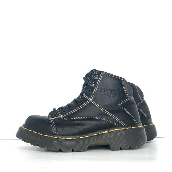 Vintage Dr Martens Made In England 8A07 Lowtop Lace Up Boots Women’s 7 Shoes - Picture 3 of 12